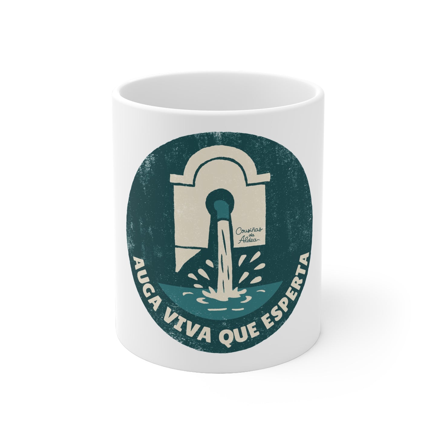 Auga Viva que Esperta - Cunca cerámica