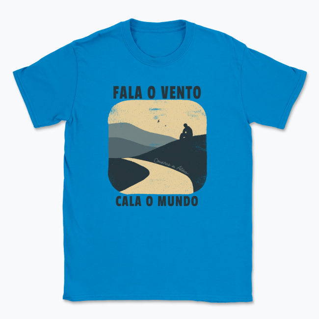 Fala o vento, cala o mundo - Camisola Unisex