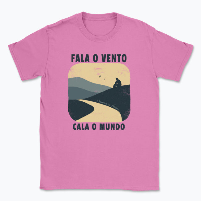 Fala o vento, cala o mundo - Camisola Unisex