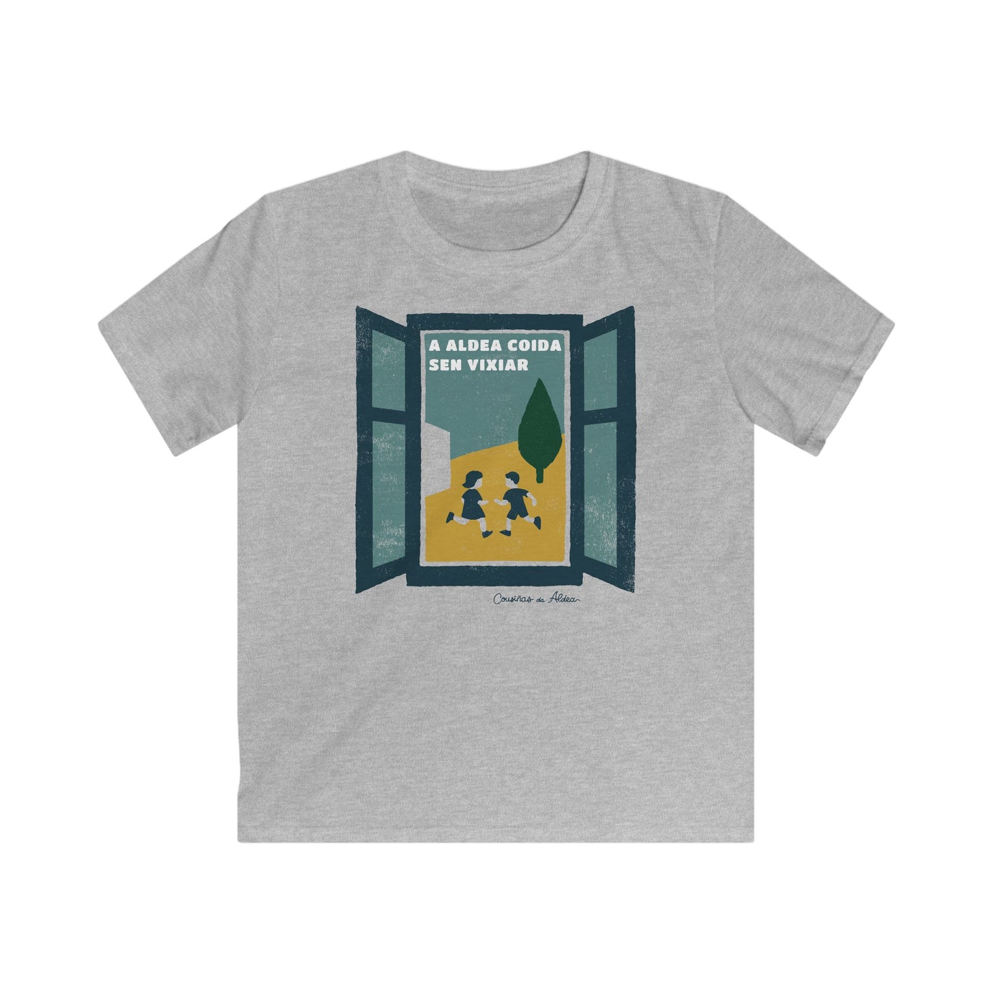 👦🏻👧🏻 Camisola Infantil - A Aldea Coida sen Vixiar