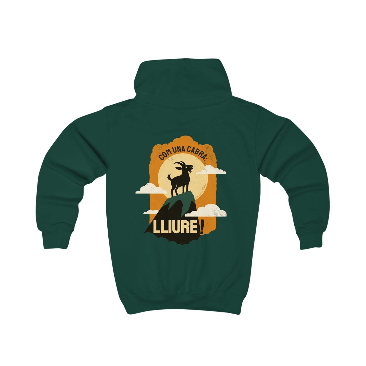 👦🏻👧🏻 Sudadera Infantil - Com una Cabra