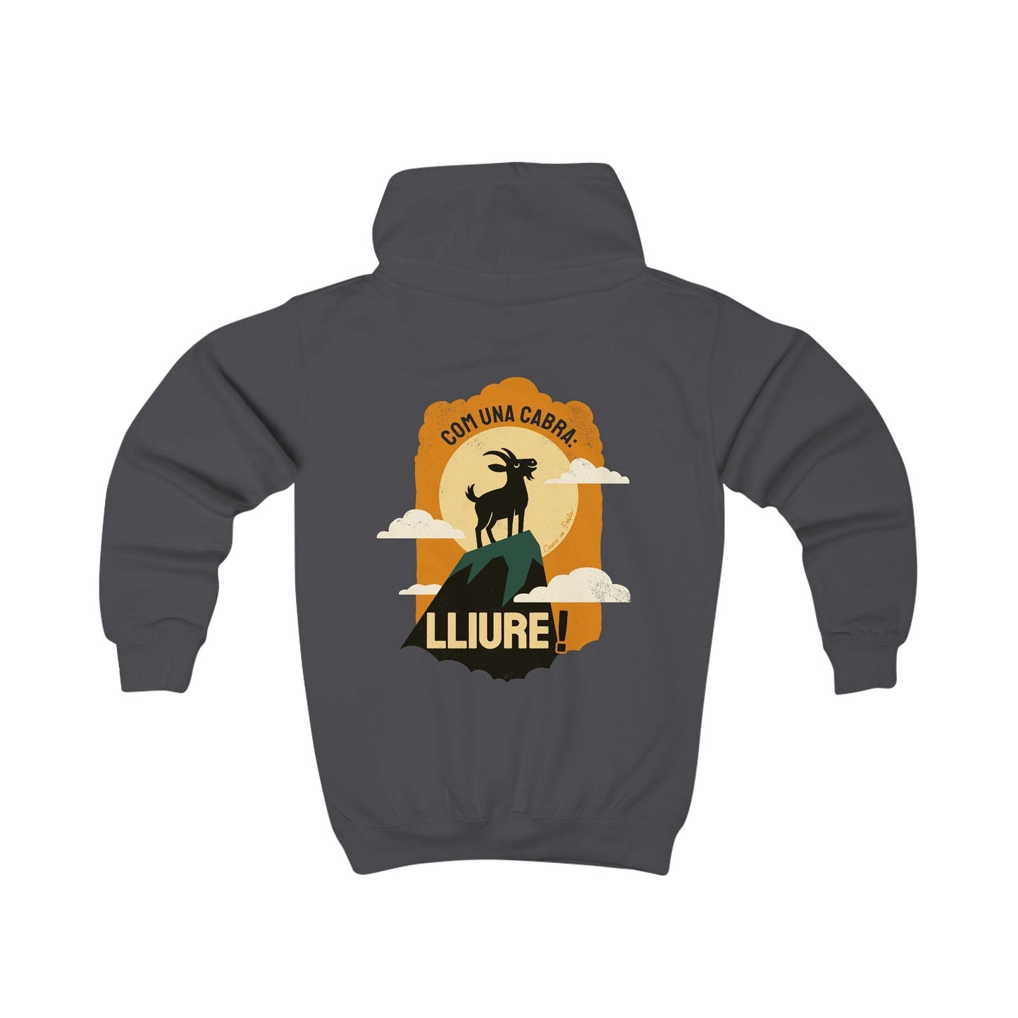 👦🏻👧🏻 Sudadera Infantil - Com una Cabra