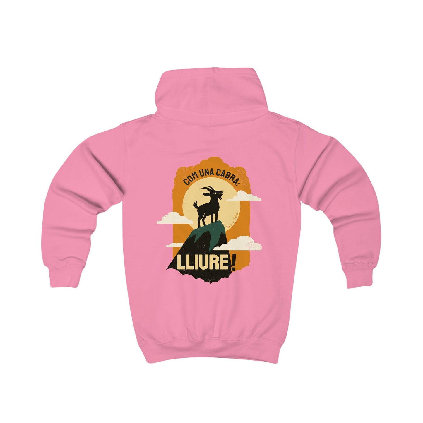 👦🏻👧🏻 Sudadera Infantil - Com una Cabra