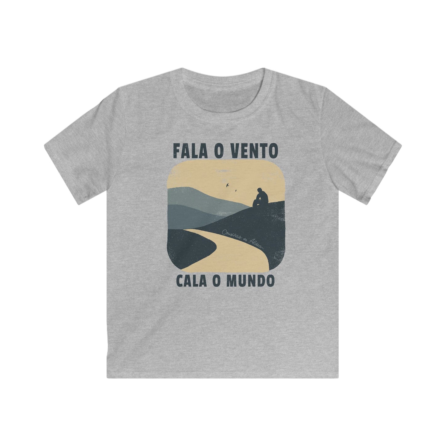 👦🏻👧🏻 Camisola Infantil - Fala o vento, cala o mundo