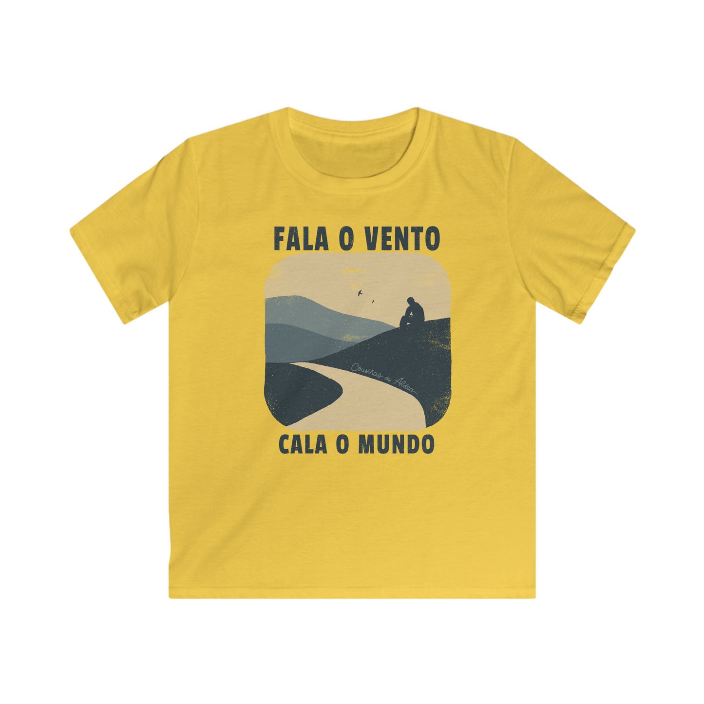 👦🏻👧🏻 Camisola Infantil - Fala o vento, cala o mundo