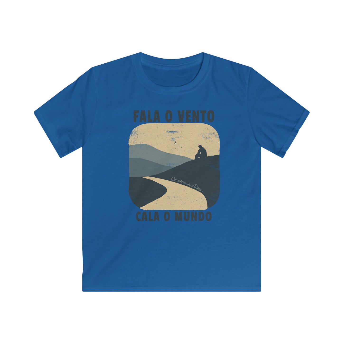 👦🏻👧🏻 Camisola Infantil - Fala o vento, cala o mundo