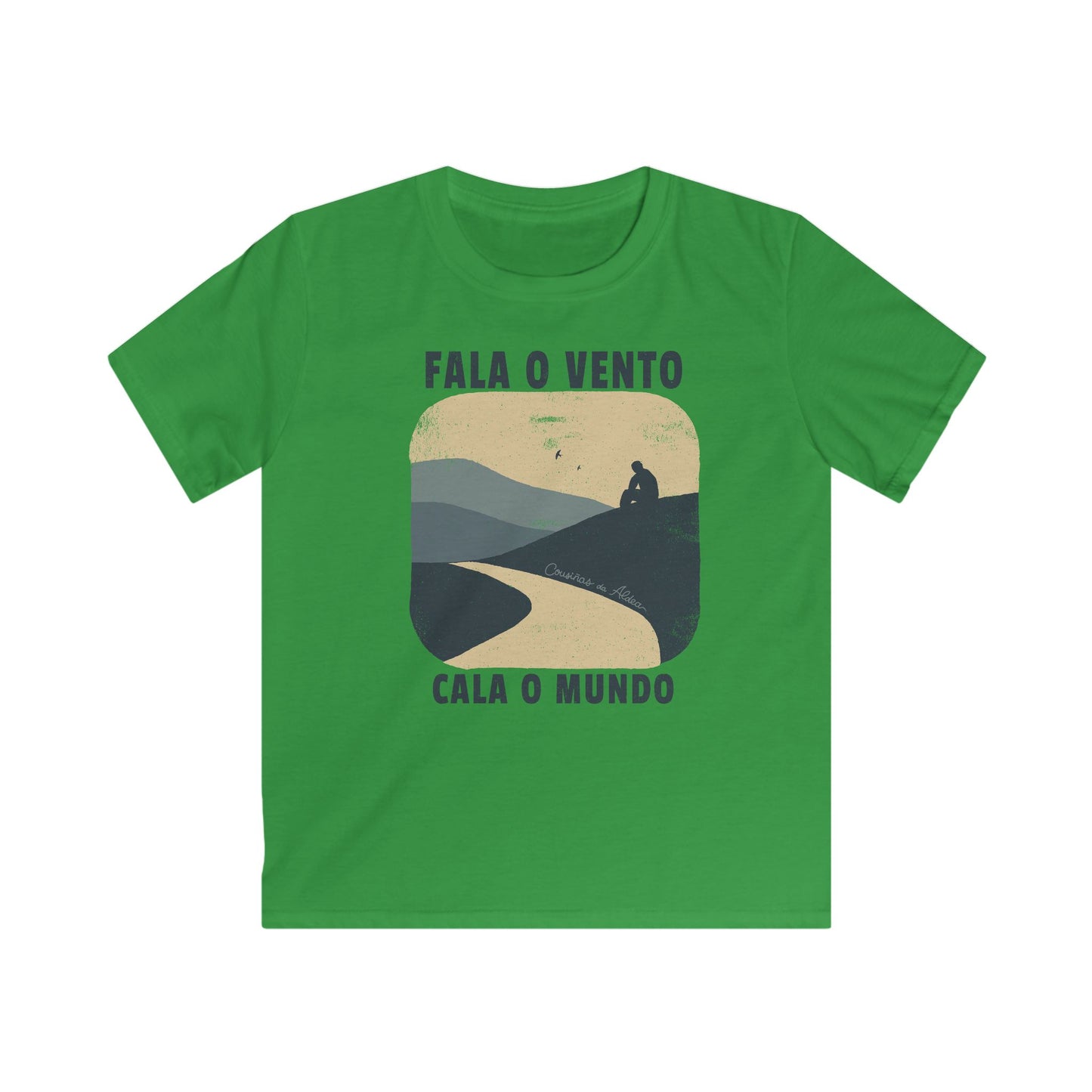 👦🏻👧🏻 Camisola Infantil - Fala o vento, cala o mundo