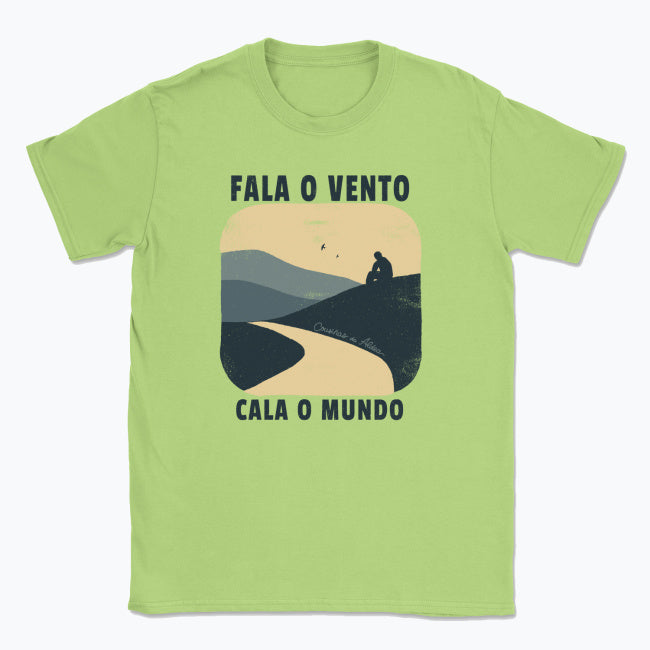 Fala o vento, cala o mundo - Camisola Unisex