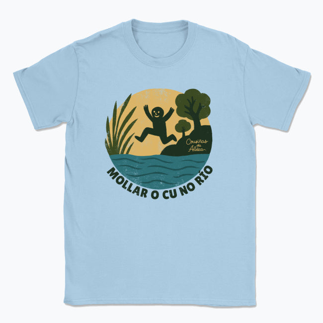 Mollar o cu no río - Camisola Unisex