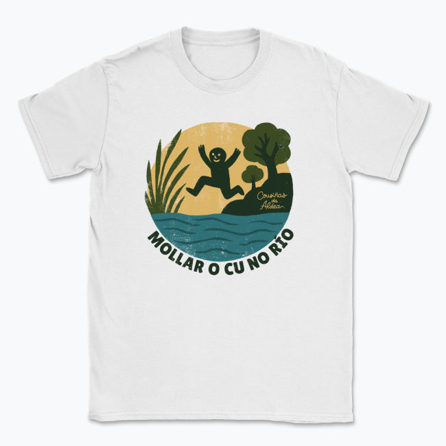 Mollar o cu no río - Camisola Unisex