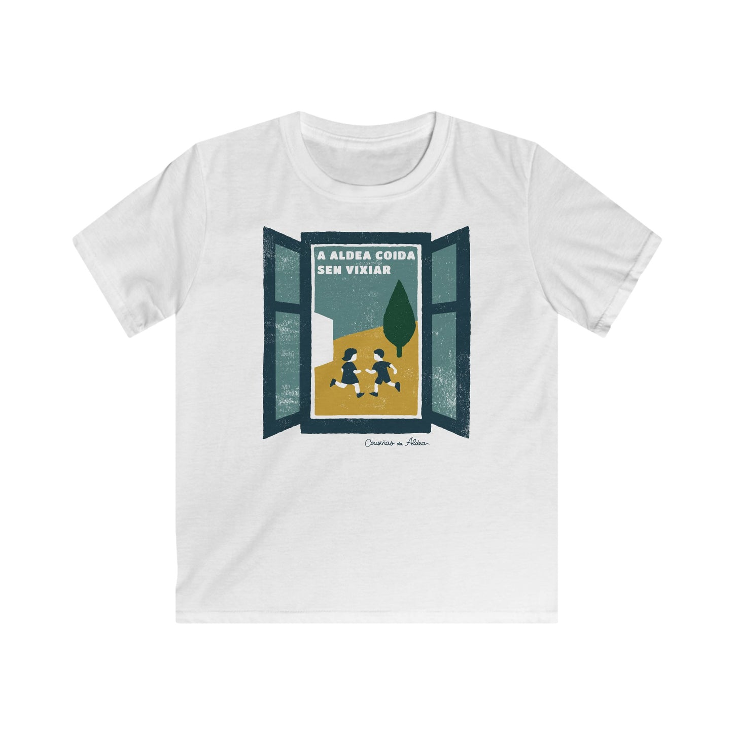 👦🏻👧🏻 Camisola Infantil - A Aldea Coida sen Vixiar