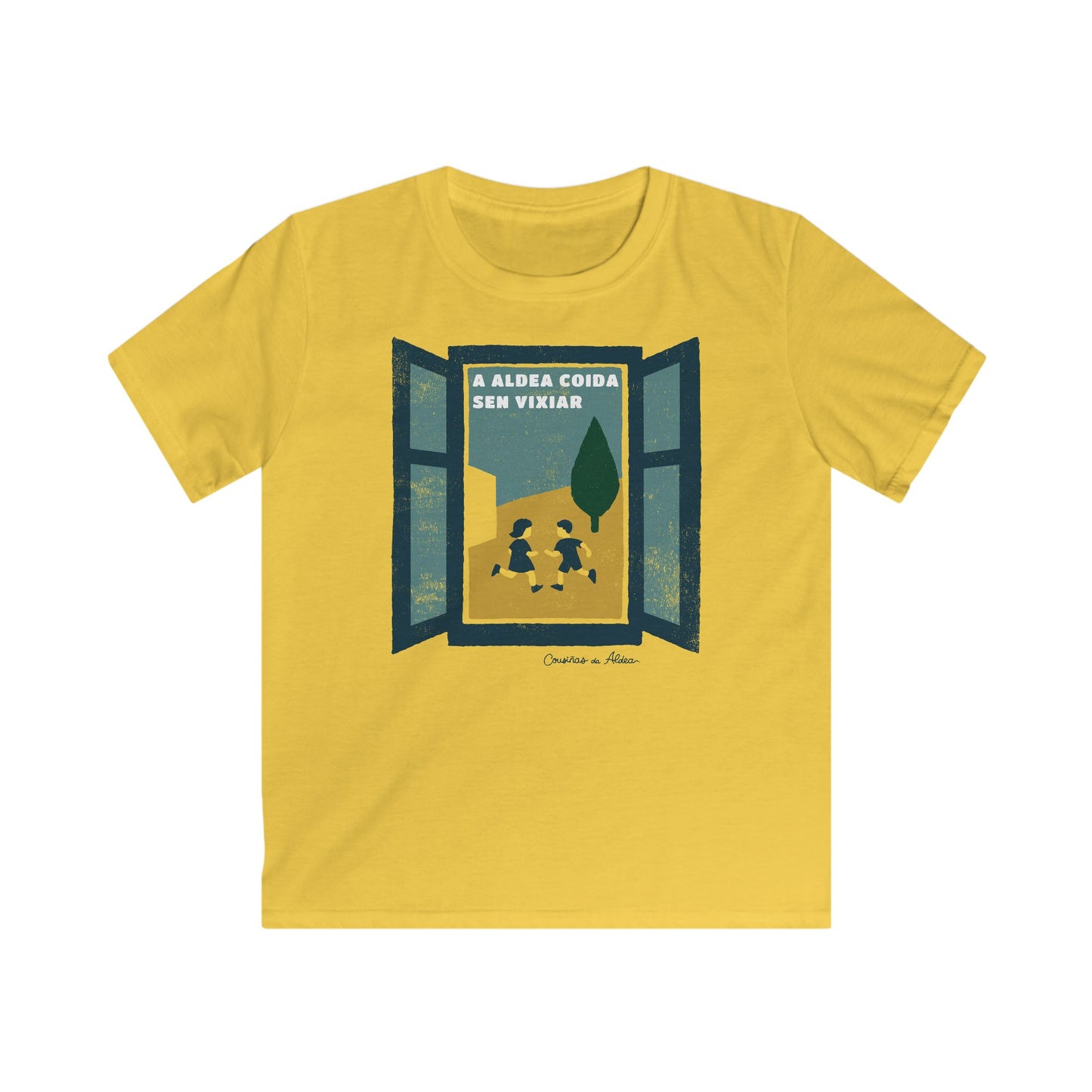 👦🏻👧🏻 Camisola Infantil - A Aldea Coida sen Vixiar