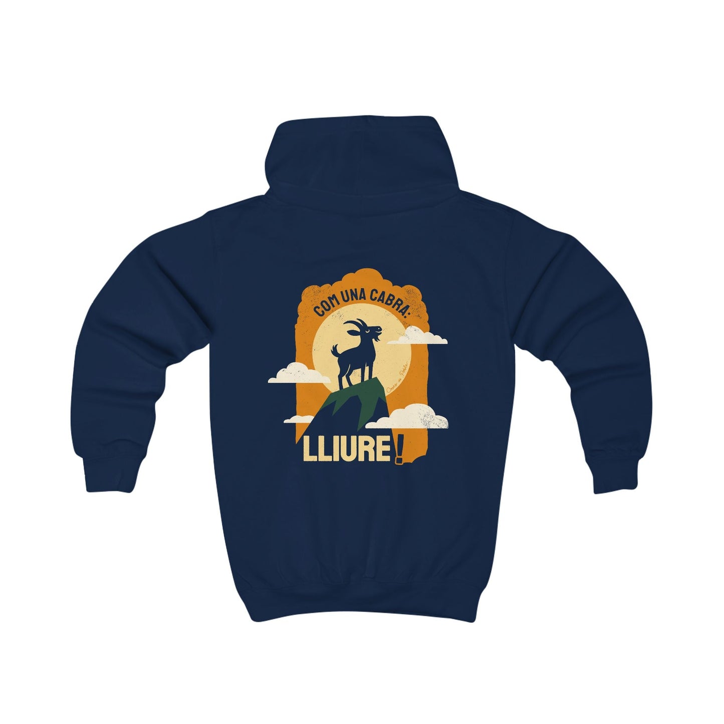 👦🏻👧🏻 Sudadera Infantil - Com una Cabra