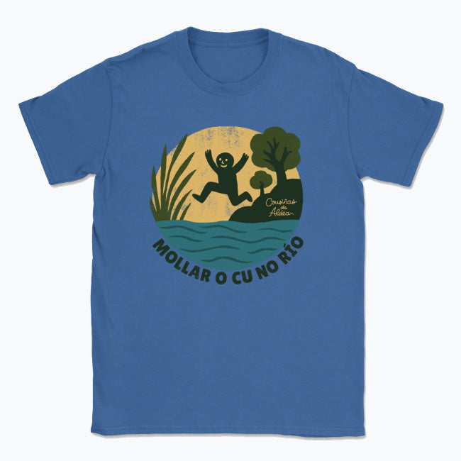 Mollar o cu no río - Camisola Unisex