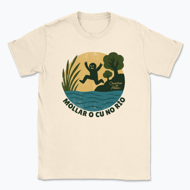 Mollar o cu no río - Camisola Unisex