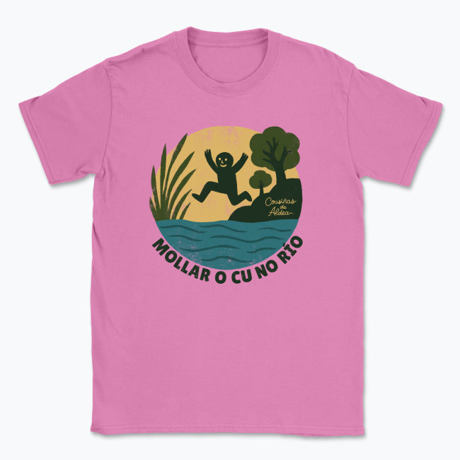 Mollar o cu no río - Camisola Unisex