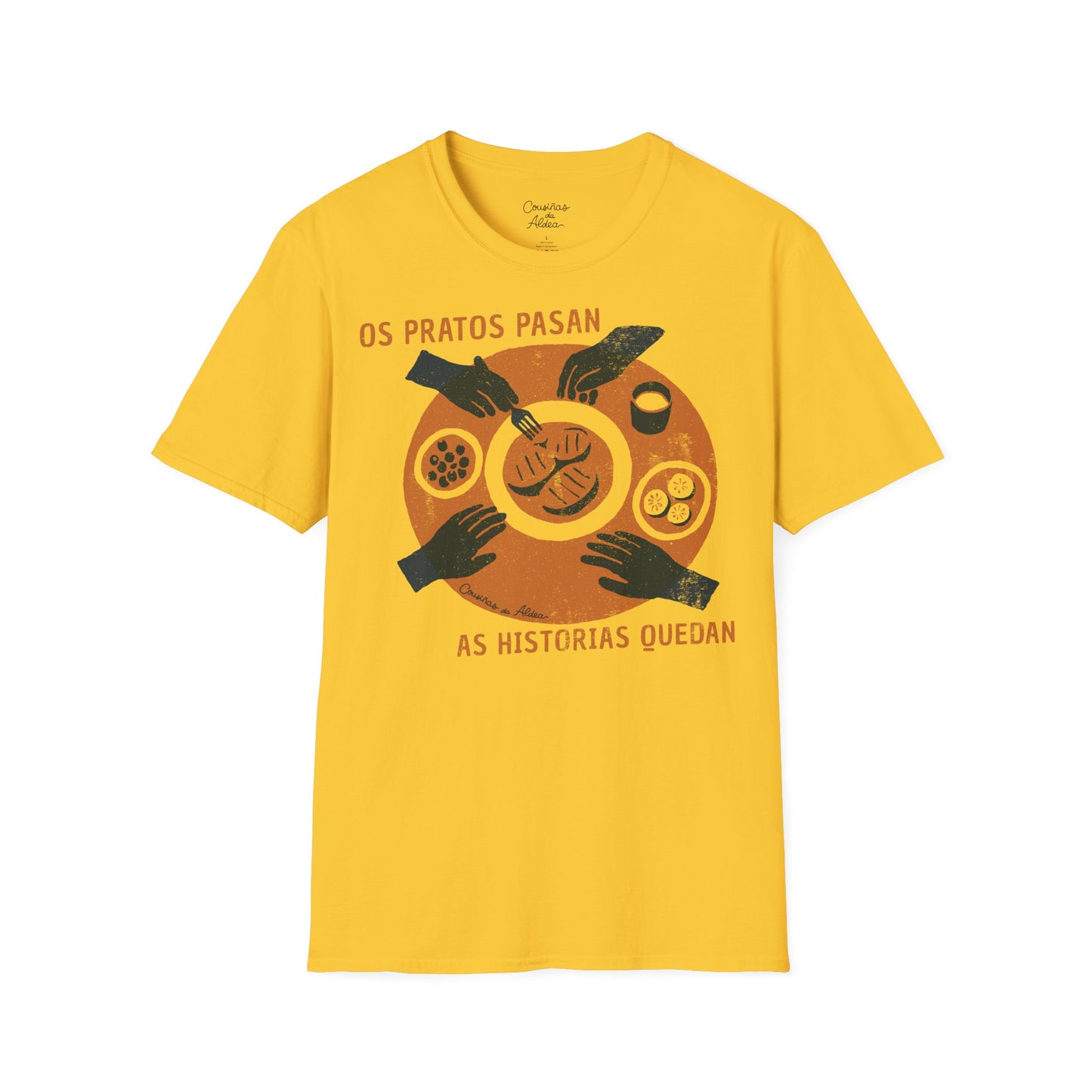 Os Pratos Pasan, as Historias Quedan - Camisola Unisex
