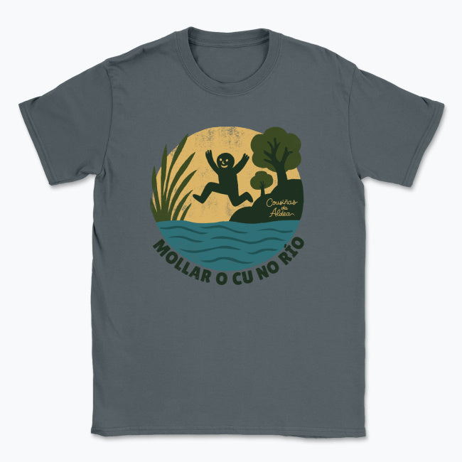 Mollar o cu no río - Camisola Unisex
