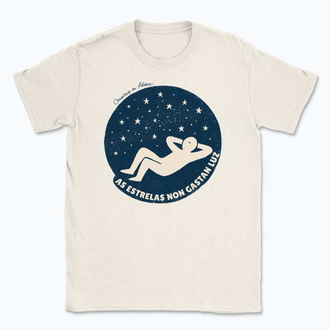 As estrelas non gastan luz - Camisola Unisex