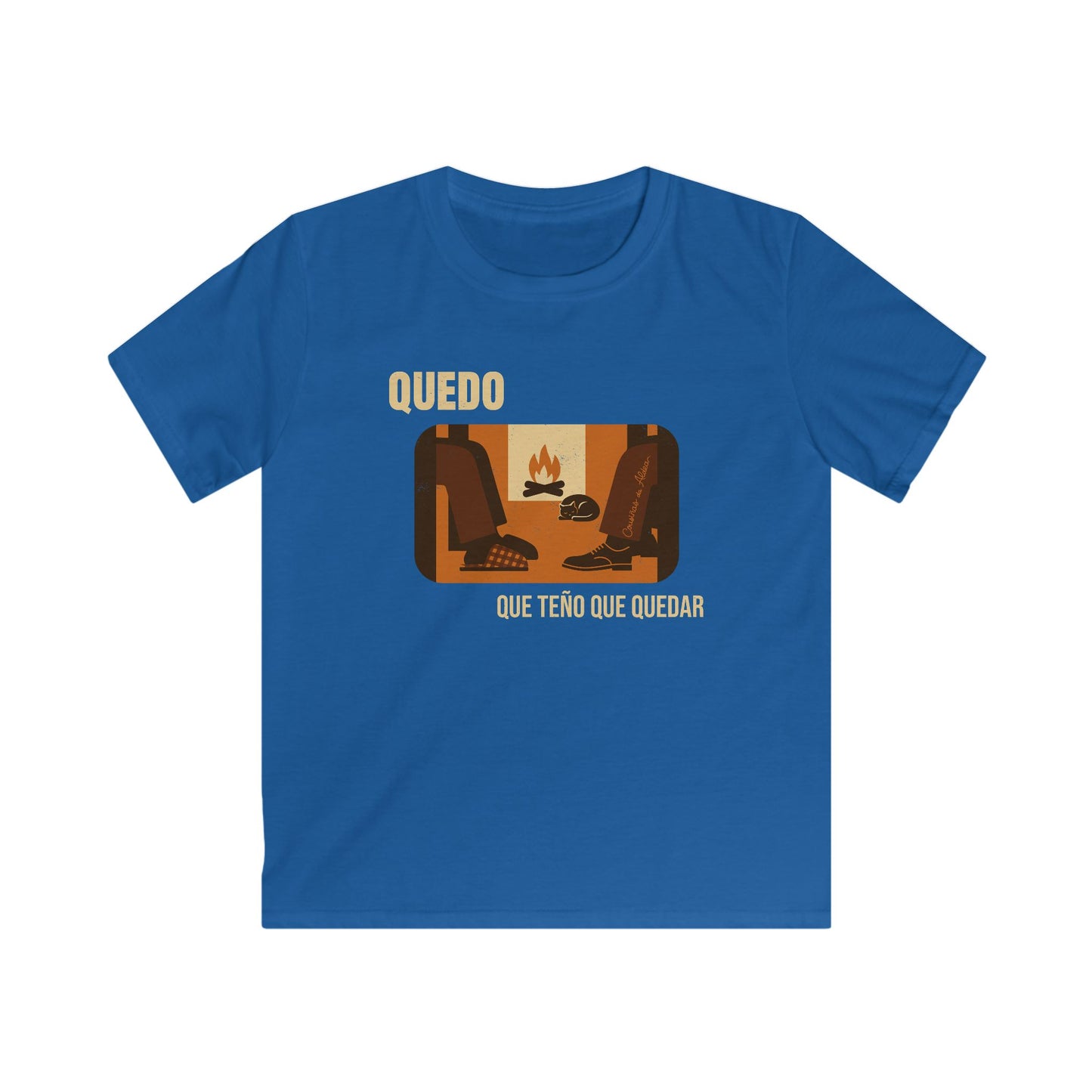 👦🏻👧🏻 Camisola Infantil - Quedo que teño que quedar