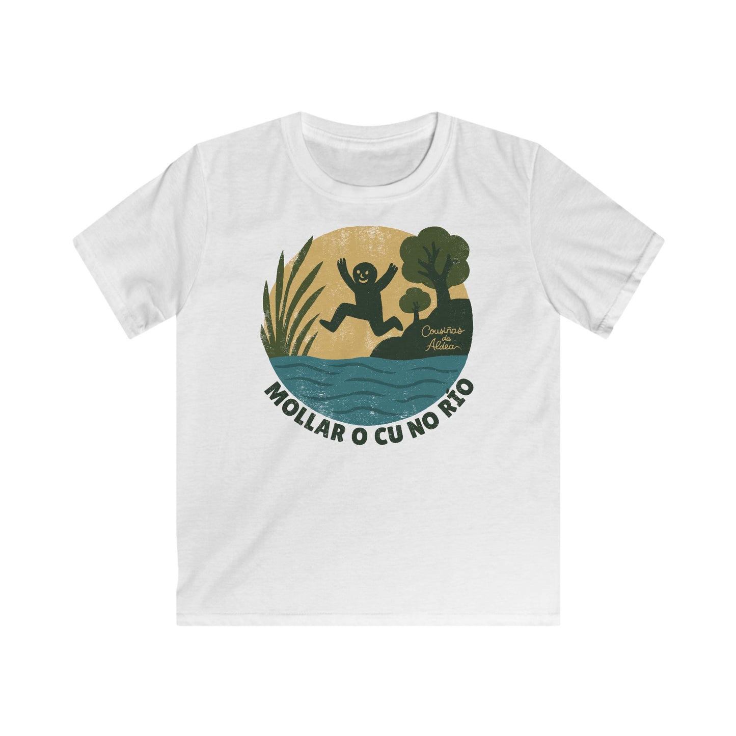 👦🏻👧🏻 Camisola Infantil - Mollar o cu no río