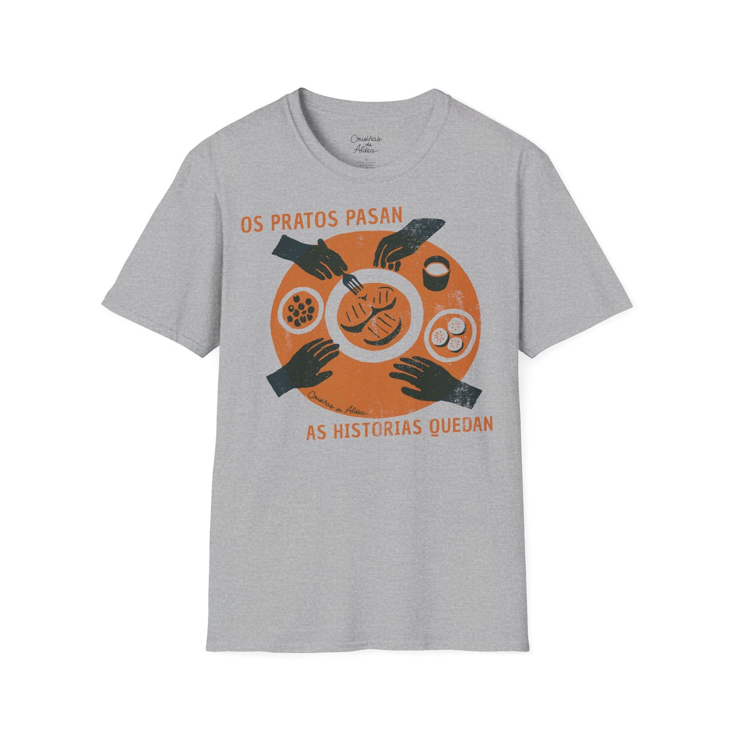 Os Pratos Pasan, as Historias Quedan - Camisola Unisex