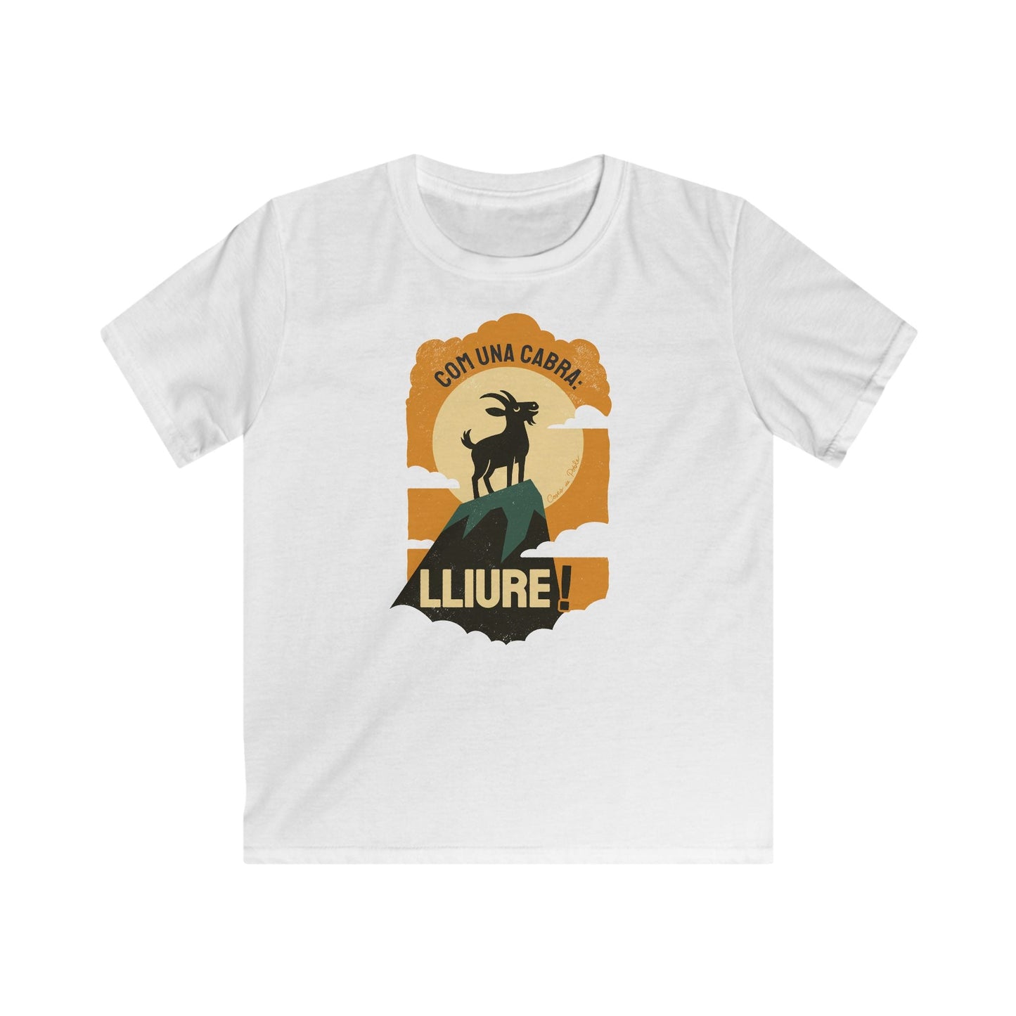 👦🏻👧🏻 Samarreta Infantil - Com una Cabra