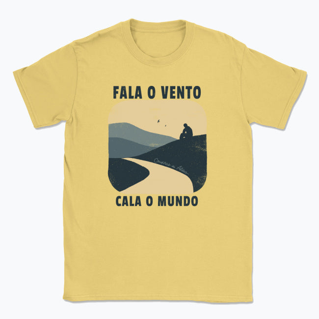 Fala o vento, cala o mundo - Camisola Unisex