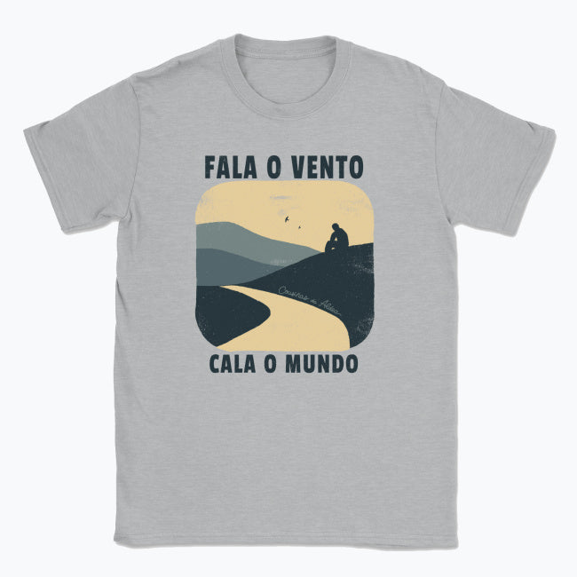 Fala o vento, cala o mundo - Camisola Unisex