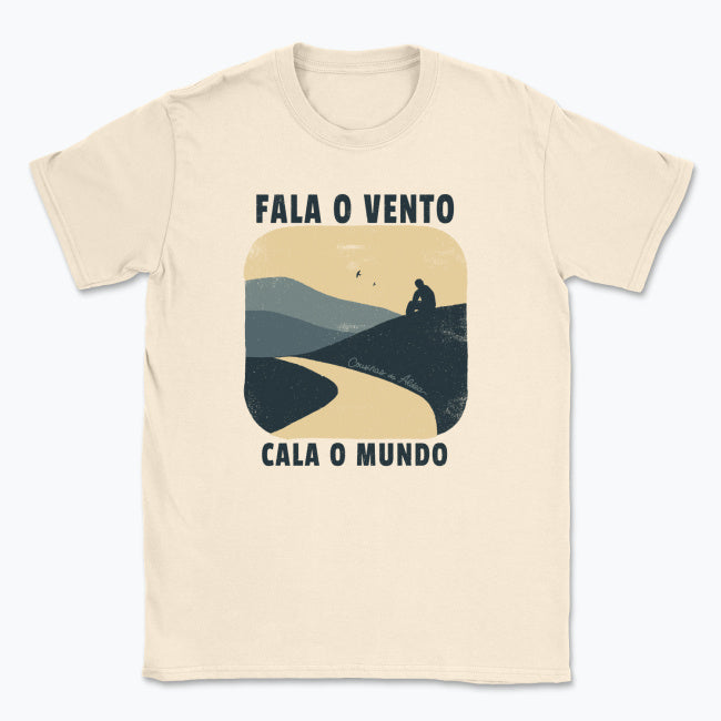 Fala o vento, cala o mundo - Camisola Unisex