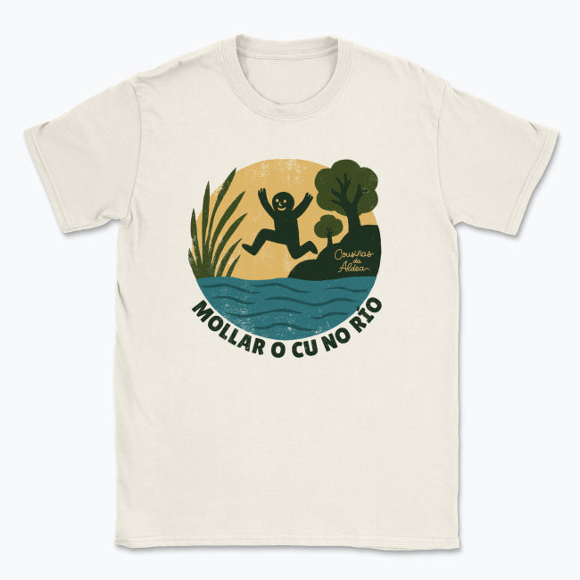 Mollar o cu no río - Camisola Unisex