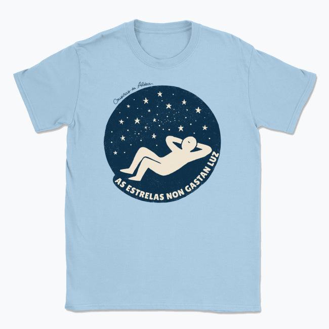 As estrelas non gastan luz - Camisola Unisex