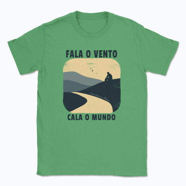 Fala o vento, cala o mundo - Camisola Unisex