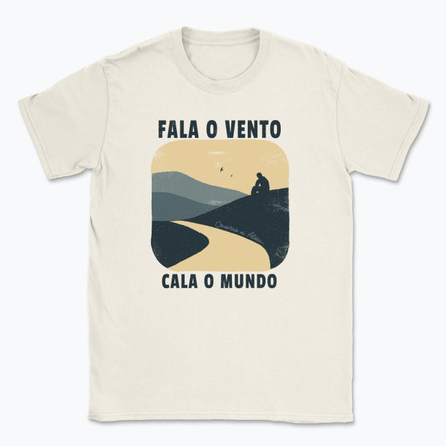 Fala o vento, cala o mundo - Camisola Unisex