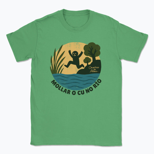 Mollar o cu no río - Camisola Unisex