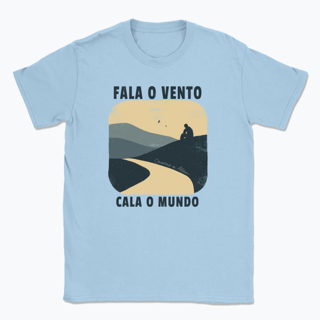 Fala o vento, cala o mundo - Camisola Unisex