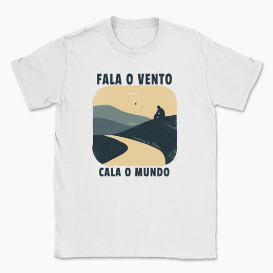 Fala o vento, cala o mundo - Camisola Unisex