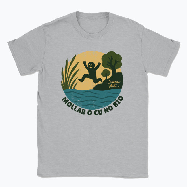 Mollar o cu no río - Camisola Unisex