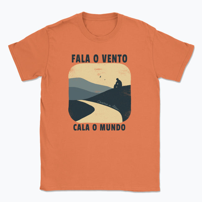 Fala o vento, cala o mundo - Camisola Unisex